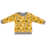Cotton Pigs Organic Reversible Jumper - Colourful Dogs