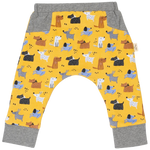 Cotton Pigs Organic Reversible Pants - Colourful Dogs