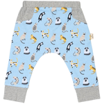 Cotton Pigs Organic Reversible Pants - Funny Cats