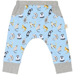Cotton Pigs Organic Reversible Pants - Funny Cats