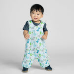 Cotton Pigs Organic Reversible Romper - Dino & Cactus