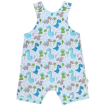 Cotton Pigs Organic Reversible Romper - Dino & Cactus