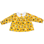 Cotton Pigs Organic Teatime Blouse - Colourful Dogs