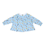 Cotton Pigs Organic Teatime Blouse - Funny Cats