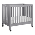 Babyletto Origami Mini Crib - Grey