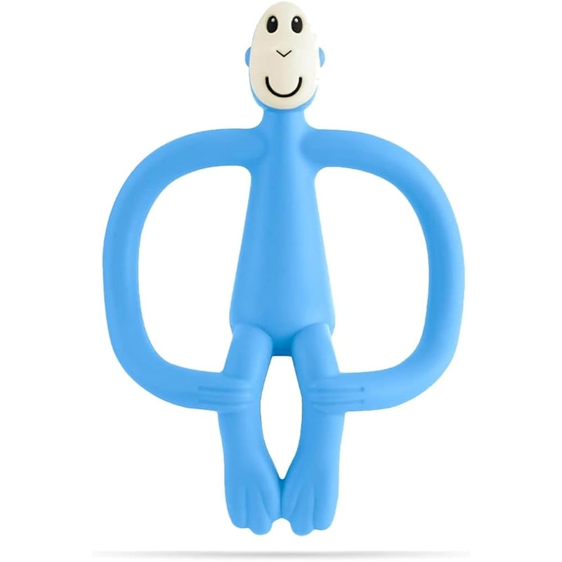 Matchstick Monkey Original Teething Toy & Gel Applicator - Light Blue