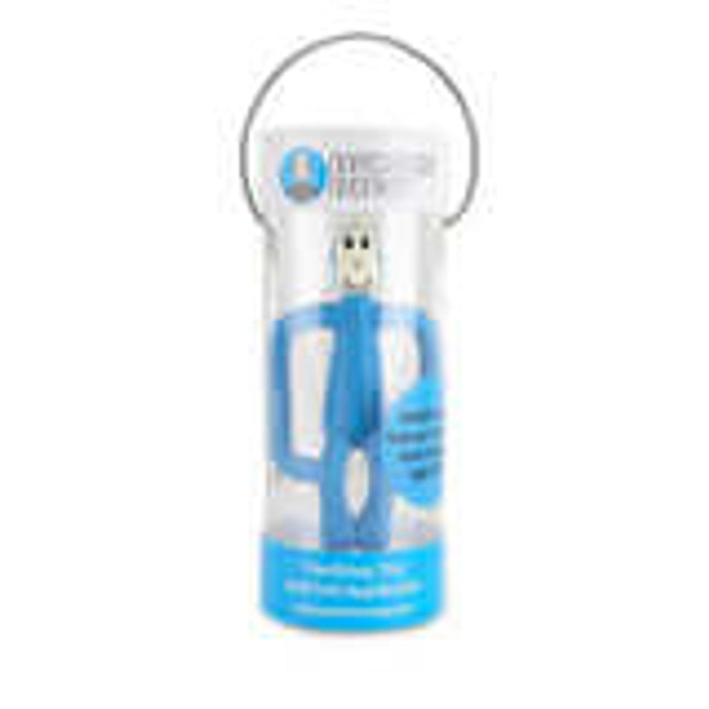 Matchstick Monkey Original Teething Toy & Gel Applicator - Light Blue