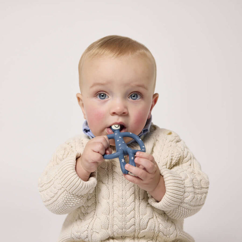 Matchstick Monkey Original Teething Toy with Tail - Little Stars