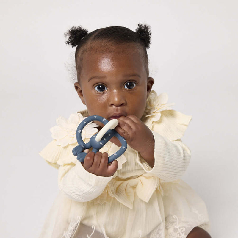 Matchstick Monkey Original Teething Toy with Tail - Little Stars