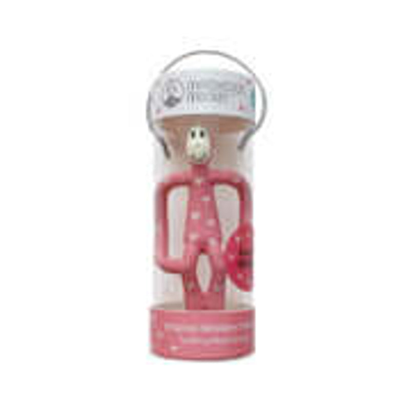 Matchstick Monkey Original Teething Toy with Tail - Love Hearts
