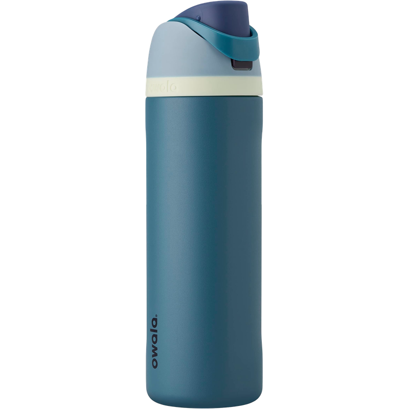 Owala Owala Owala FreeSip® 不鏽鋼保溫瓶 24 盎司/700 毫升 - 牛仔藍