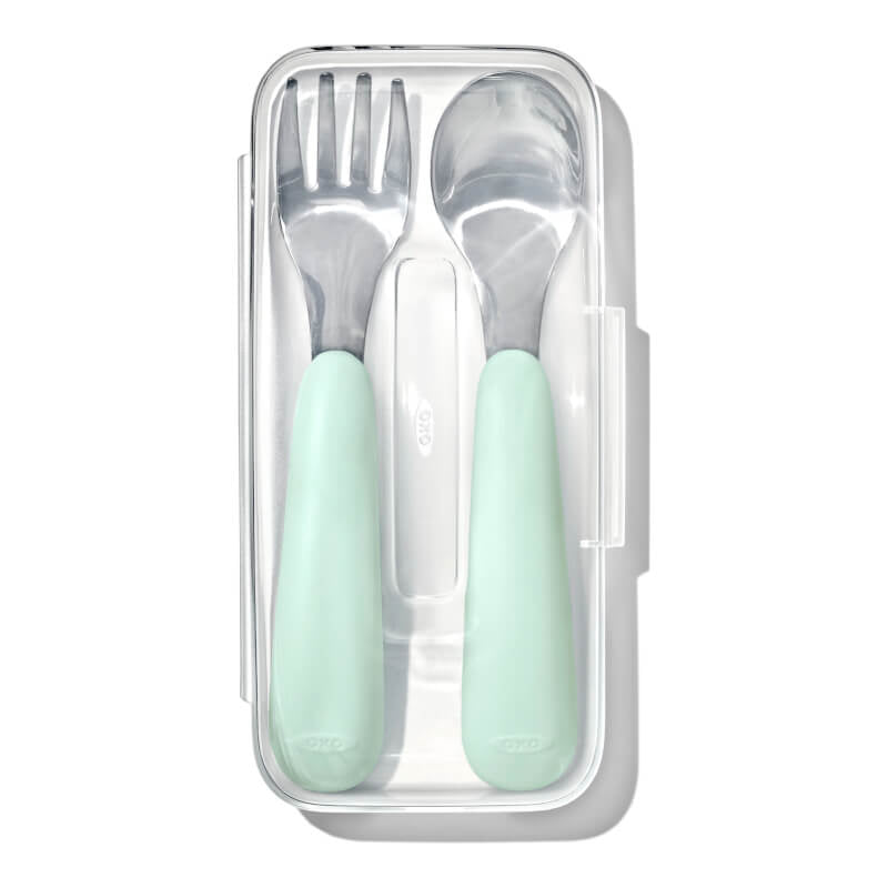 OXO Tot On-The-Go Fork & Spoon Set