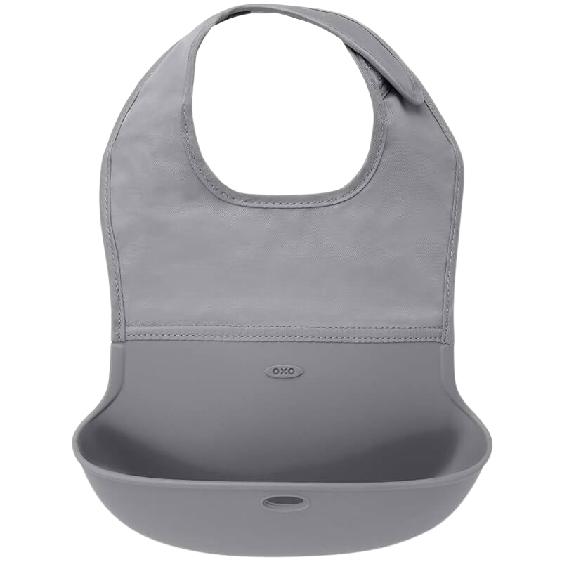 OXO Tot Roll-Up Bib - Gray