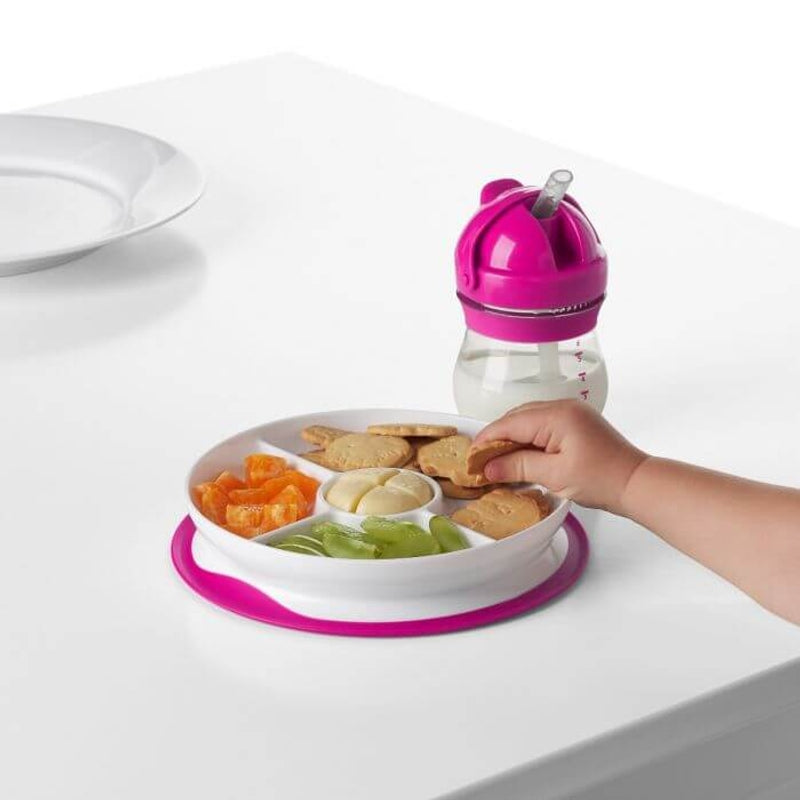 OXO Tot Stick & Stay Suction Divided Plate