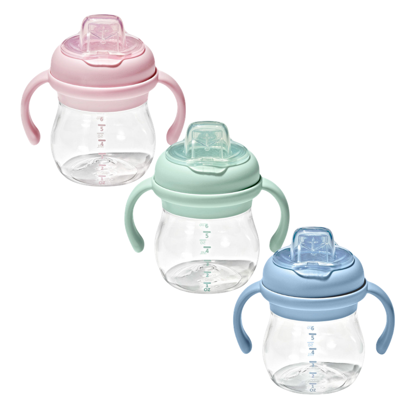 OXO Tot Transitions Soft Spout Sippy Cup With Removable Handles