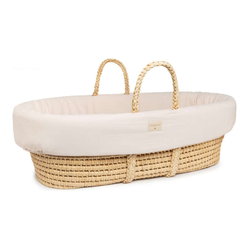 Nobodinoz Padded Baby Moses Cover - Dream Pink (Cover Only)