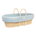 Nobodinoz Padded Baby Moses Cover - Riviera Blue (Cover Only)