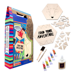 Seedling Painted Geometric Art (Fox)