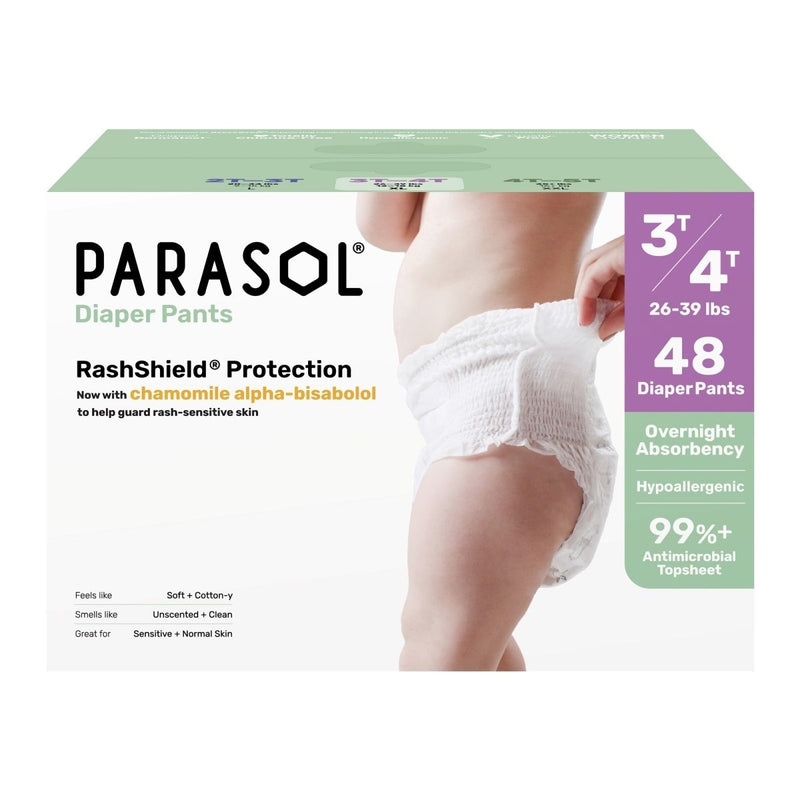 Parasol Clear+Dry Natural Diaper Pants Size 5/XL - 24x4pcs