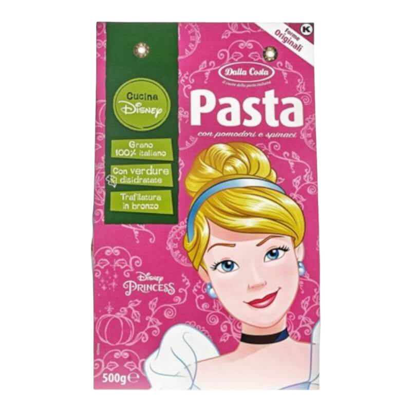 Dalla Costa Pasta with Tomato & Spinach 500g - Disney Princess