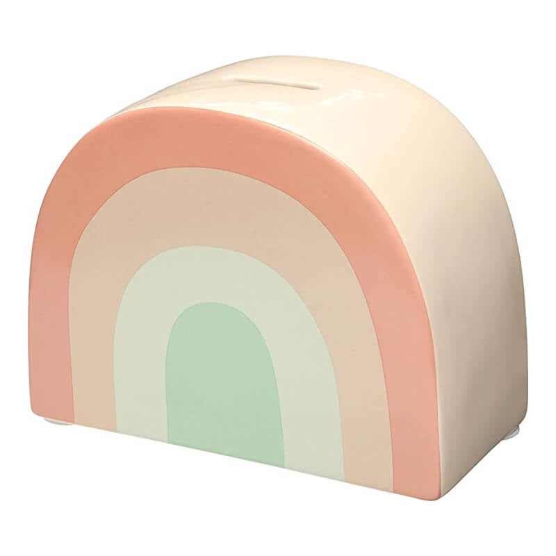 Pearhead Ceramic Rainbow Bank