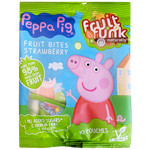 Fruitfunk Peppa Pig Fruit Bites Strawberry 10 pouces x 10g (Individual Packs)