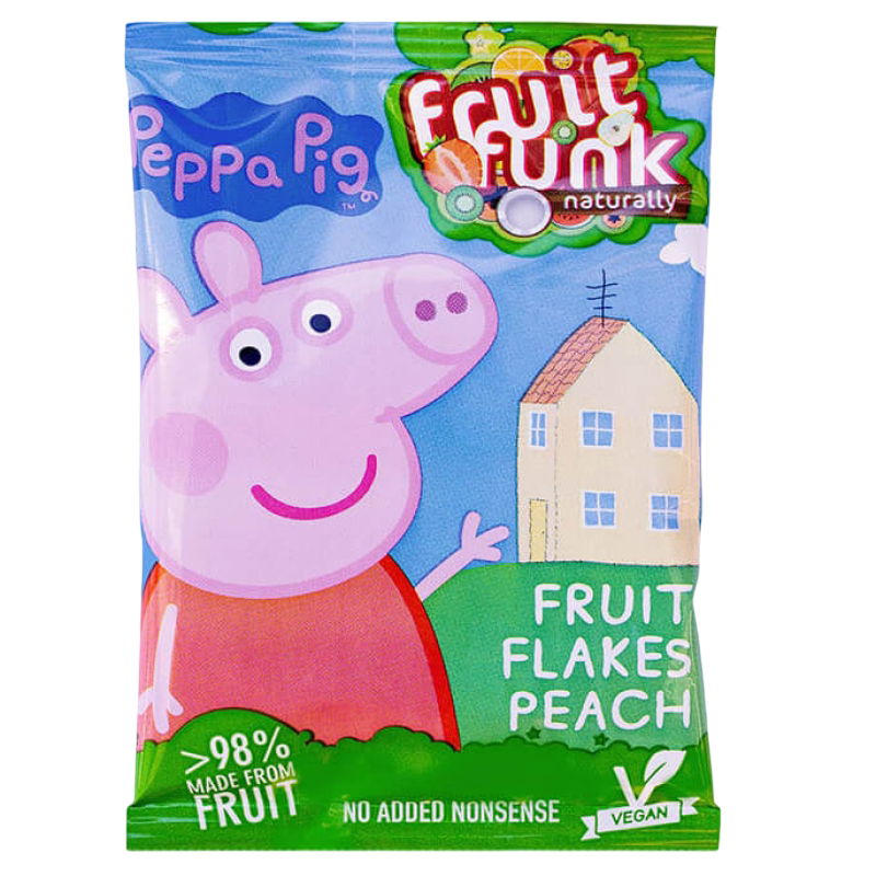 Fruitfunk 小豬佩奇桃子口味麥片 16公克（Happybag）