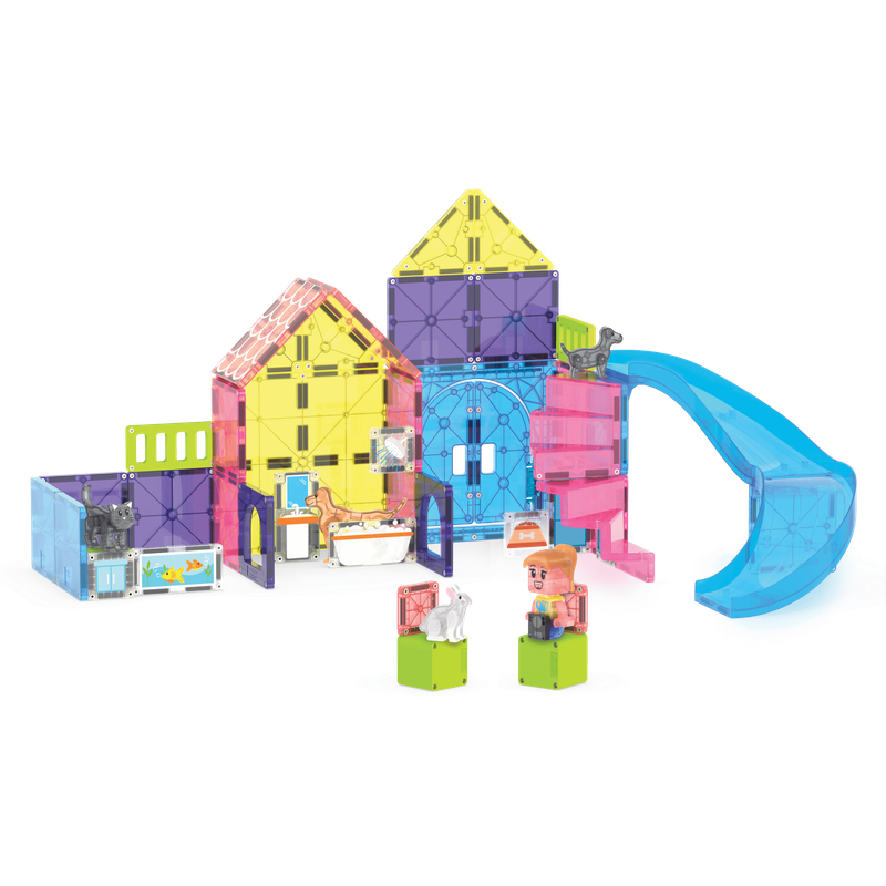 Magna-Tiles 寵物遊戲屋™ 50 件套裝