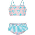 Platypus Butterfly Flutter UPF50+ Hi Neck Bikini
