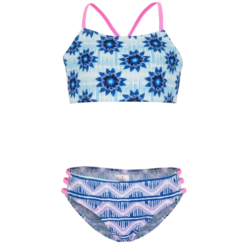 Platypus Inky Bloom UPF50+ Hi Neck Bikini