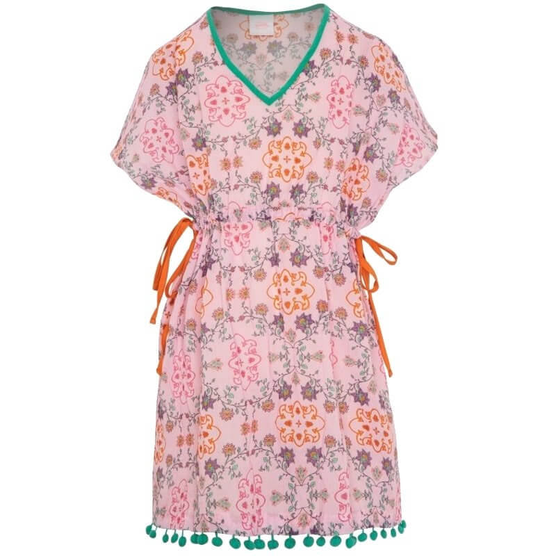 Platypus Secret Garden Sundress with Pom Poms