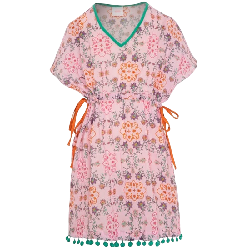 Platypus Secret Garden Sundress with Pom Poms