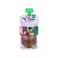 Plum Organics 強效四合一混合蔬果粉（幼兒裝）梨子櫻桃黑莓草莓黑豆菠菜燕麥 4 盎司（113 克）