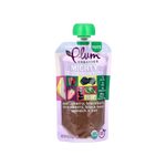Plum Organics 強效四合一混合蔬果粉（幼兒裝）梨子櫻桃黑莓草莓黑豆菠菜燕麥 4 盎司（113 克）