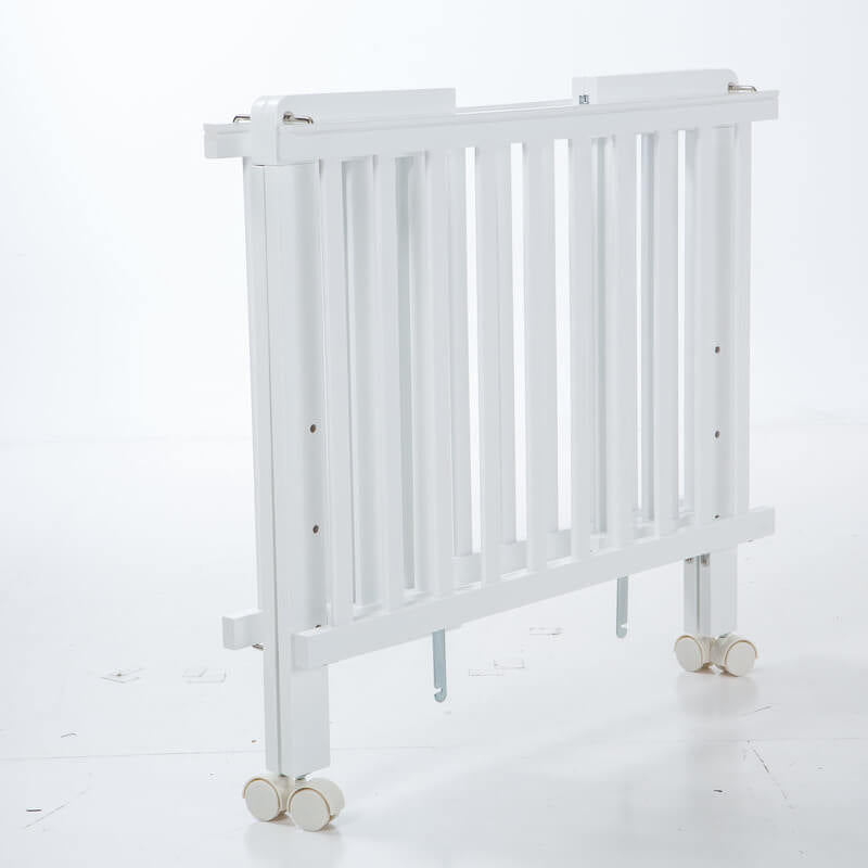 LA Baby 2100 Folding Crib - White