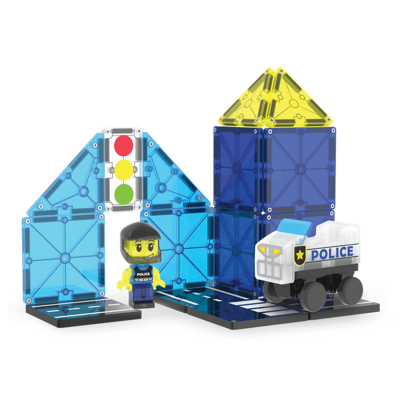Magna-Tiles Police Patrol™ 20 Piece Set
