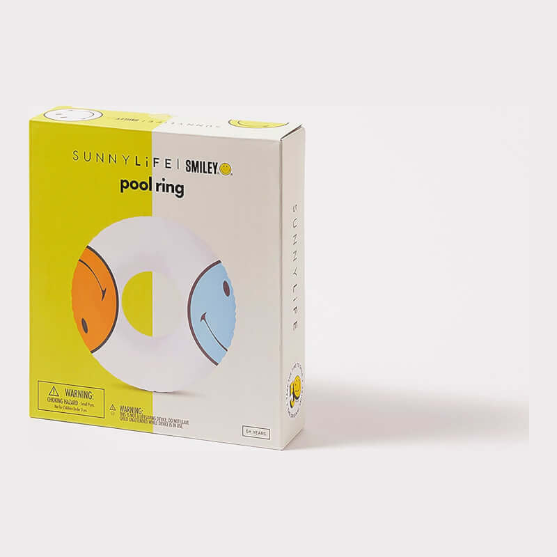 SUNNYLiFE Pool Ring - Smiley