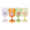 SUNNYLiFE Poolside Wine Glass - Rio Sun Multi (Set of 4)