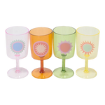 SUNNYLiFE Poolside Wine Glass - Rio Sun Multi (Set of 4)