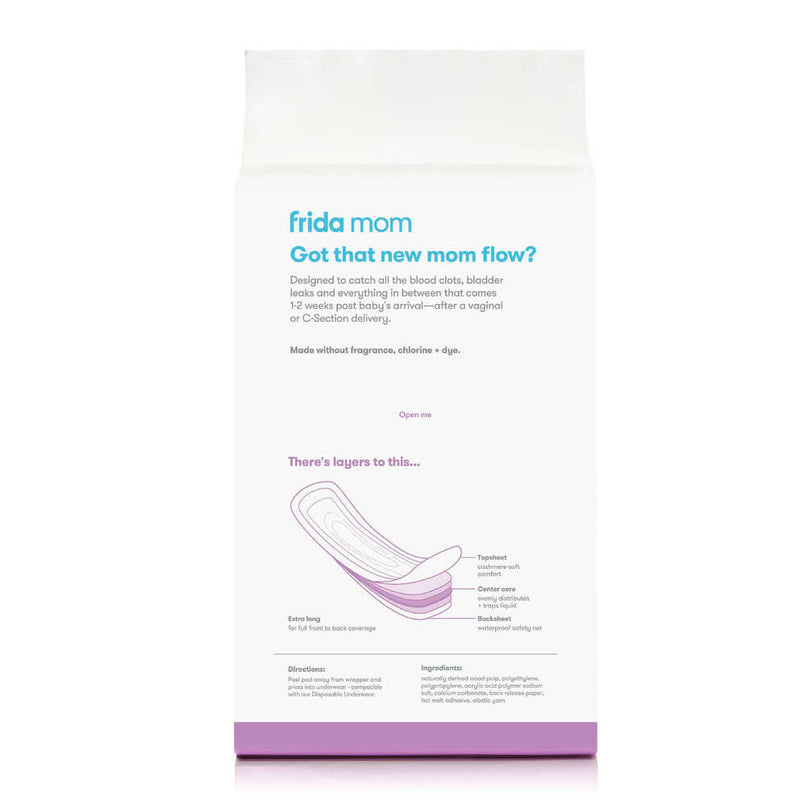 Frida Mom Postpartum pads - leak proof feminine care maxi pads