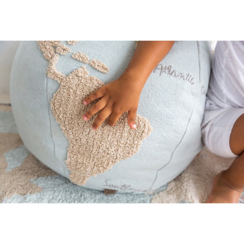 Lorena Canals Pouf World Map