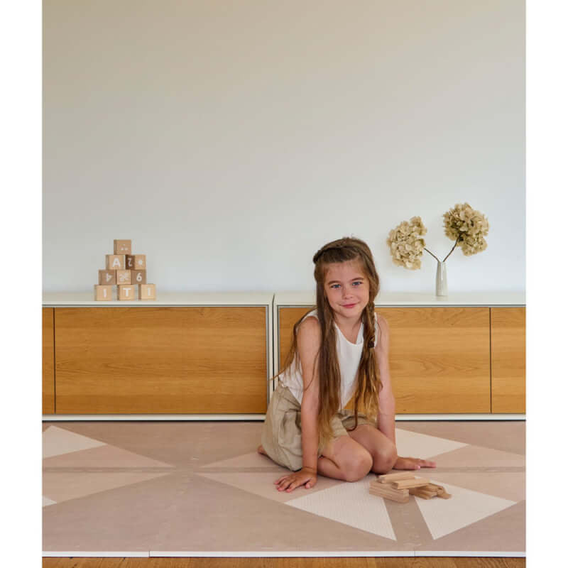 Toddlekind 高級泡棉遊戲墊 120x180公分 - Kyte 系列 - 摩卡色