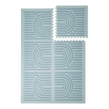 Toddlekind Premium Foam Play Mats 120x180cm - Linear Collection - Mineral