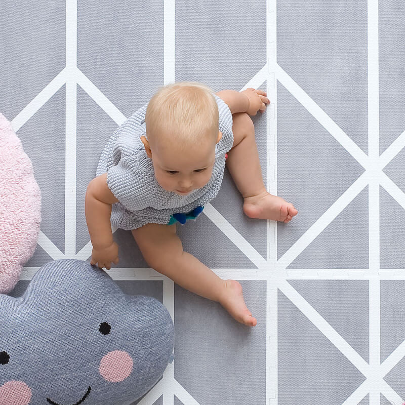 Toddlekind Prettier Playmat 120x180cm - Nordic Collection - Pebble