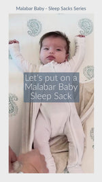 Malabar Baby Wearable Baby Sleep Bag - Fort Blue