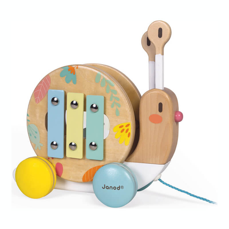 Janod Pure Pull-Along Snail