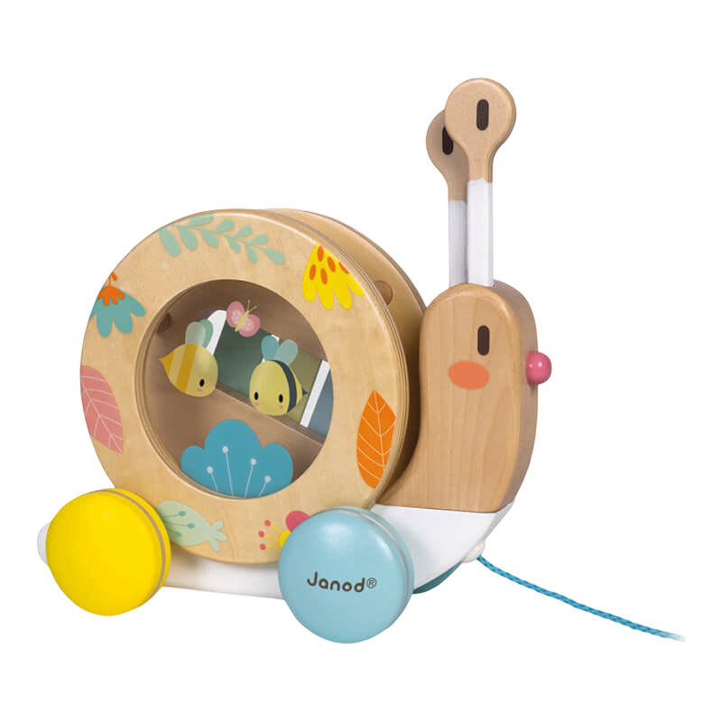 Janod Pure Pull-Along Snail