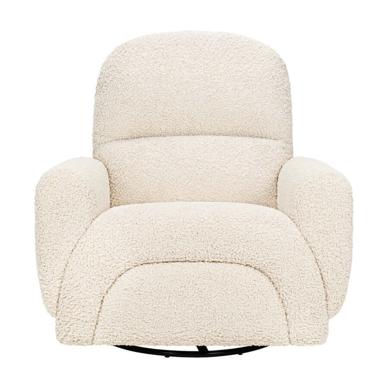 Babyletto Rainbow Recliner and Swivel Glider - Almond Teddy Loop