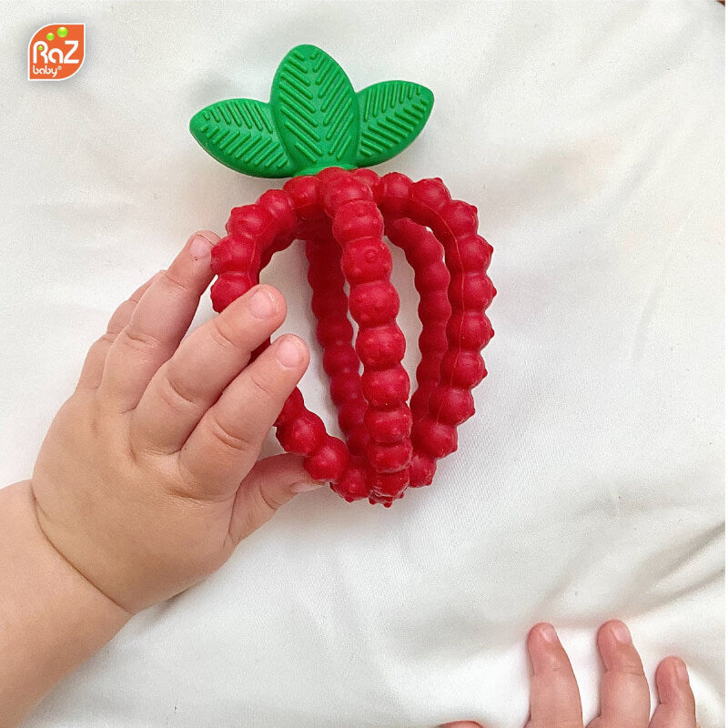 RaZbaby Raz-Berry Bites Teething Toy 3m+ 1 Toy
