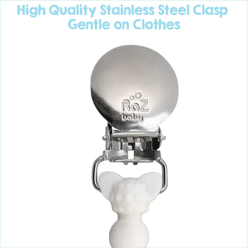 RaZbaby RaZzies 奶嘴架 - 粉紅色/米色